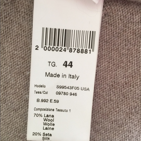 Peserico Tricot cashmere mix beige cardigan - Picture 4 of 8